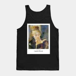 Girl Reading By Renoir Poster Tank Top